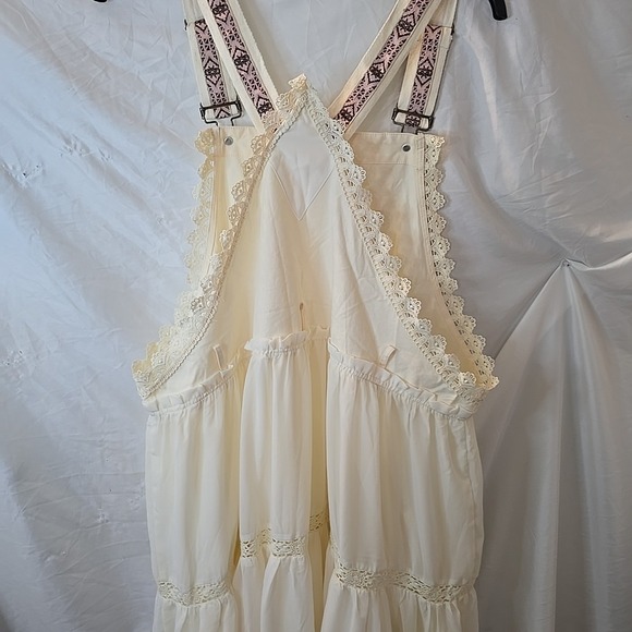 Overall Boho Cream Maxi Dress - Picture 11 of 16
